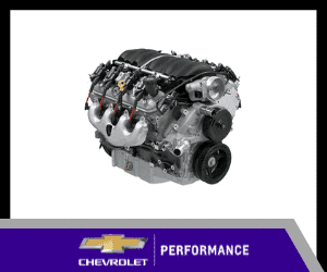 High-performance Chevrolet engine showcasing advanced engineering and design, ideal for automotive enthusiasts and performance upgrades.