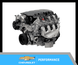 Chevrolet performance engine showcasing advanced engineering and power technology, ideal for enhancing vehicle performance.