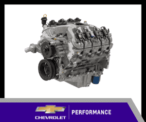 Chevrolet performance engine featuring modern design and multiple fuel injectors, showcasing advanced automotive engineering for enhanced performance.