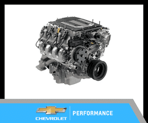 High-performance Chevrolet engine showcased in a sleek design. Perfect for automotive enthusiasts looking to enhance vehicle performance.