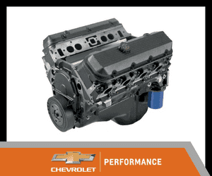 Chevrolet performance engine with a sleek design, showcasing advanced engineering and performance features. Ideal for enhancing vehicle speed and efficiency.