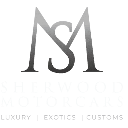 Logo of Sherwood Motorcars, specializing in luxury, exotic, and custom vehicles.