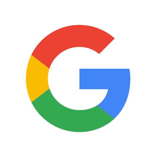 Google logo design, featuring a stylized letter "G" in blue, red, yellow, and green colors within a circular shape, representing the brand's identity and digital services.
